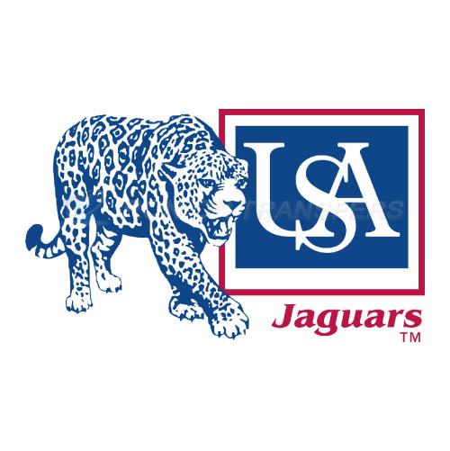 South Alabama Jaguars Logo T-shirts Iron On Transfers N6190